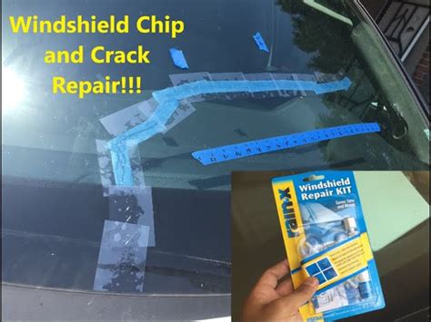 How To Use Rainx Windshield Repair Kit