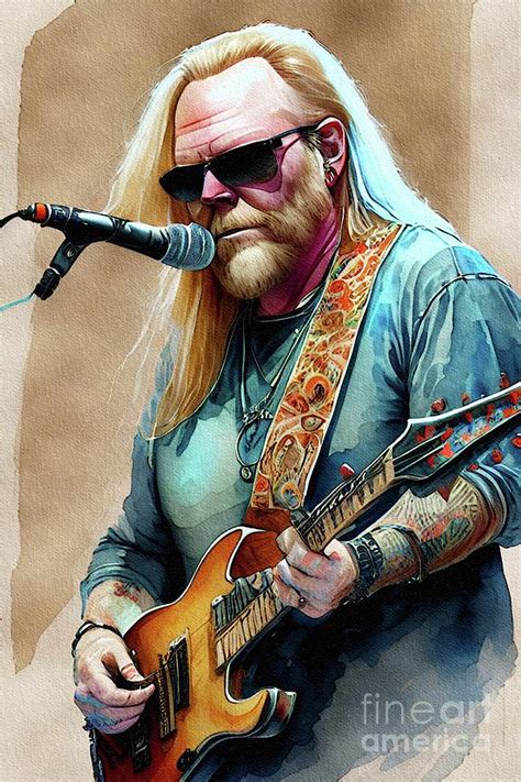 gregg allman  star painting  esoterica art agency pixels