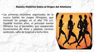 Historia Del Atletismo Sus Origenes De Inicio PPT