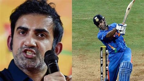 Gambhir S Dhoni World Cup Hypocrisy Exposed Live On Air During Ind Vs