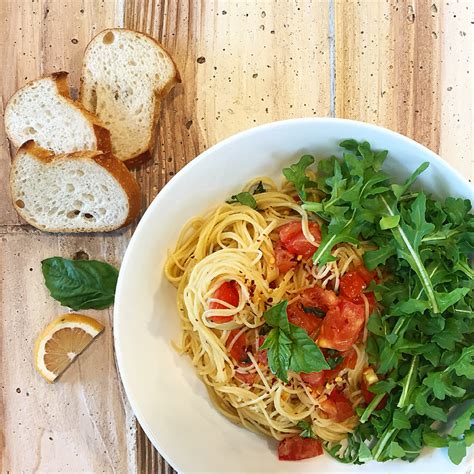 One Pot Lemon Capellini Pomodoro Pasta Dish Recipe Pomodoro Pasta