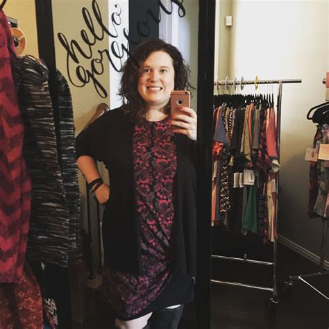 Lularoe Carly Dress Knotted Over A Lularoe Cassie Skirt With A Lindsay