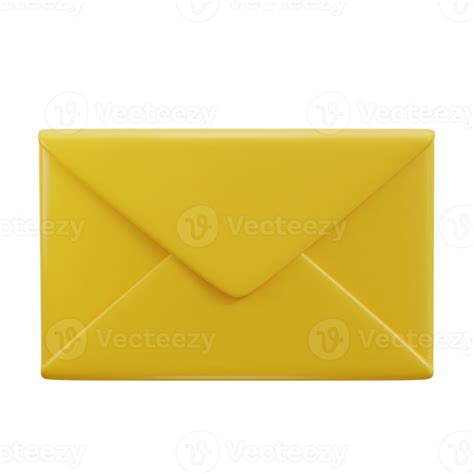 3d Envelope Email Message Box Icon 30772005 Png