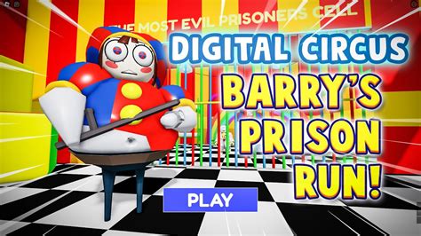 New Digital Circus Barrys Prison Run 🤣💀 Roblox First Person Obby