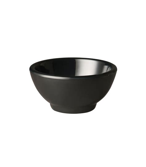 Black melamine bowl : Stellinox