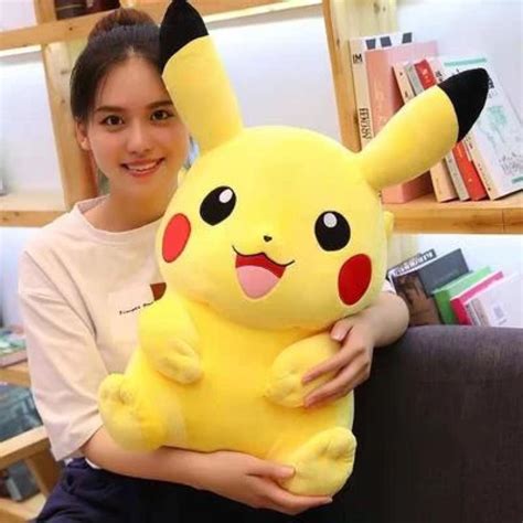 Pikachu De Pel Cia Pokemon Gigante Cm Marcarrbrink Shopee Brasil