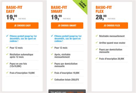 Abonnement Basic Fit Prix I Line