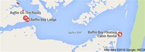 map baffin bay texas baffin bay lodge map