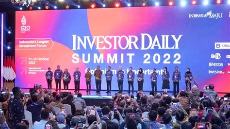 Di Investor Daily Summit 2022 Presiden Tawarkan Investasi Aspal Buton