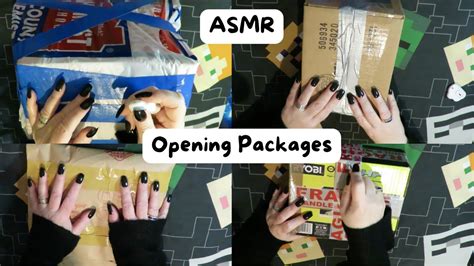 Asmr Opening Packages Super Tingly Asmr Asmrsounds Satisfying Relax