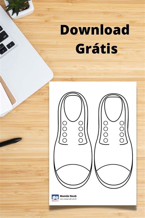 Moldes De Zapatillas Para Aprender Jugando A Atarse Los Cordones Artofit