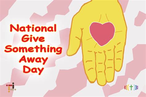 National Give Something Away Day - Believe Out Loud