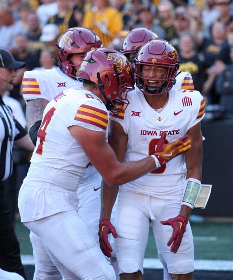 Iowa State football: Jayden Higgins' 6 straight games with TD catch ...