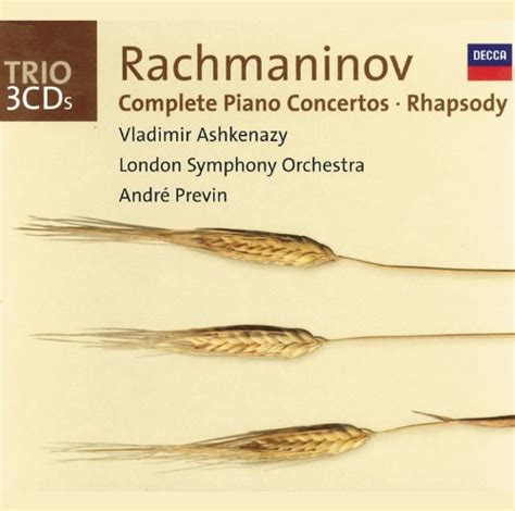 Spiele Rachmaninov Complete Piano Concertos Rhapsody On A Theme Of