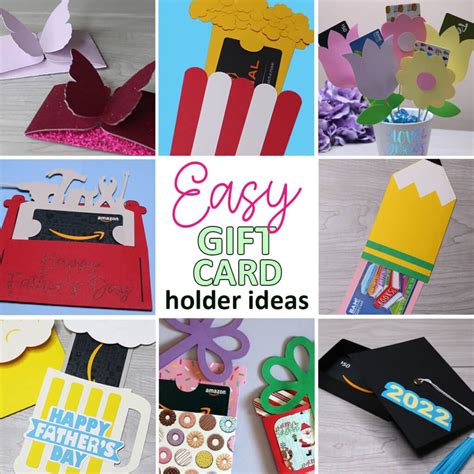 Easy Cricut Gift Card Holder Ideas