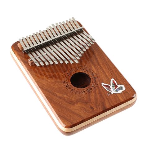 Keys Mahogany Wood Kalimba African Mbira Thumb Piano Finger F