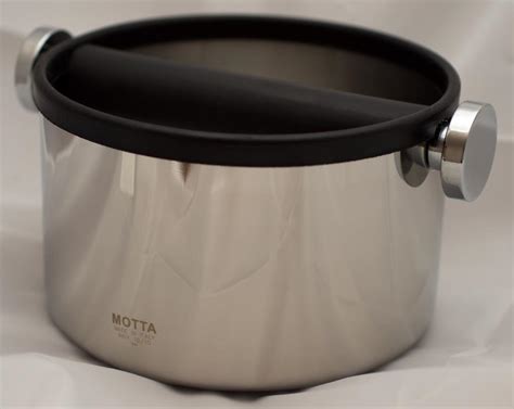 Buy Motta Knock Box Stainless Steel 165mm Online Caffe Italiano