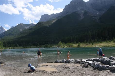 Quarry Lake Canmore Alberta Canada Swimming Hole For This Summer