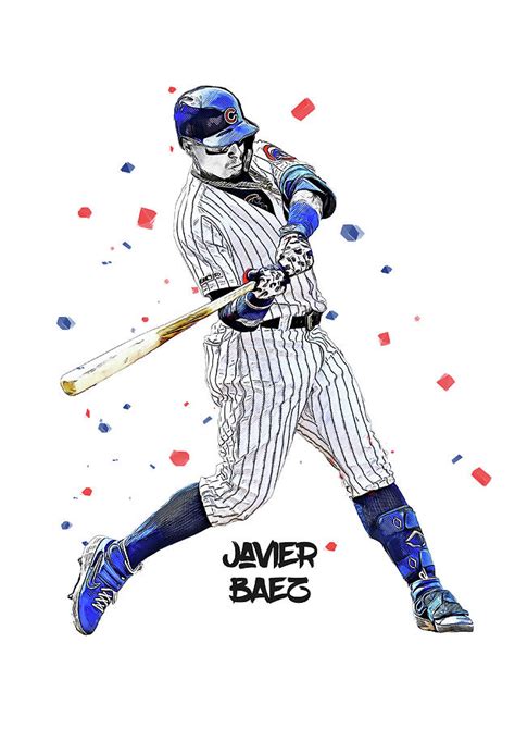 Javier Baez Digital Art By Smh Yrdbk