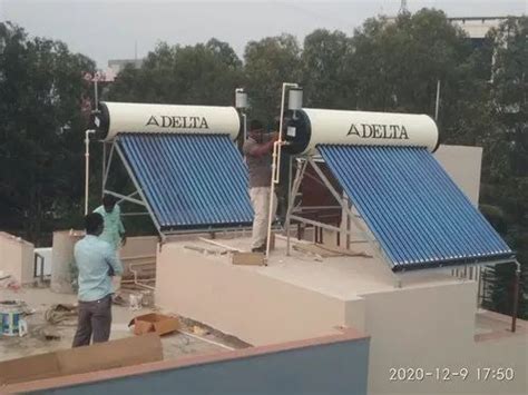 Solar Water Heaters Delta Solar Water Heater 300 Lpd Manufacturer From Rajkot