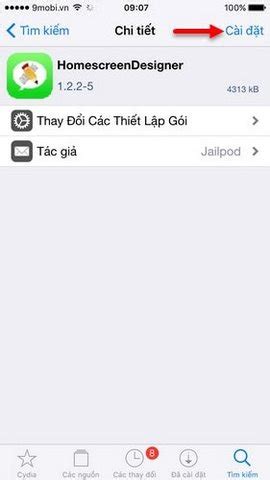 Tự do bố cục icon trên iPhone với Homescreendesigner