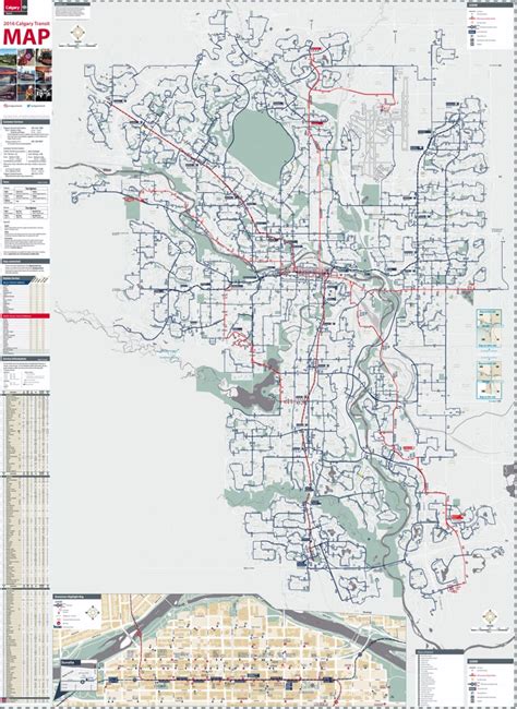 City Of Calgary Transit Map