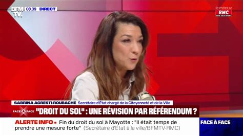 Sabrina Agresti Roubache Sur La Fin Du Droit Du Sol à Mayotte Nous