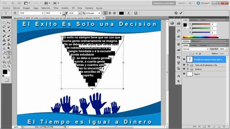 Cómo Insertar Texto Dentro de una Forma Video Tutorial de Photoshop