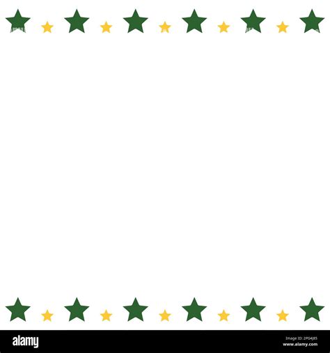 Green Star Border