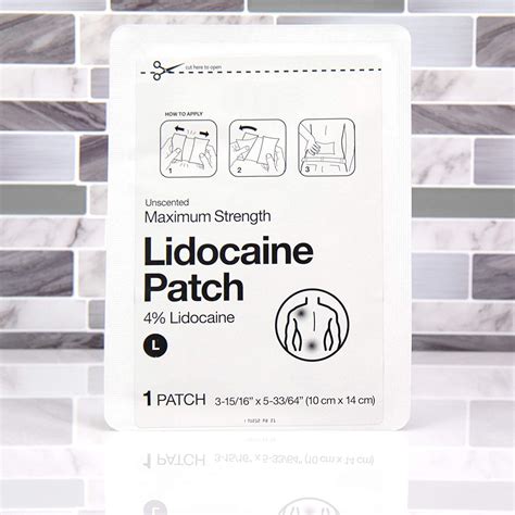 Amazon Basic Care Lidocaine Patch Lidocaine Topical Anesthetic