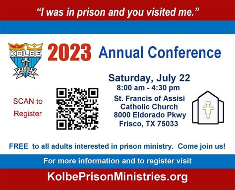 2023 Kolbe Prison Ministries Knights Of Columbus Dallas Diocese Chapter