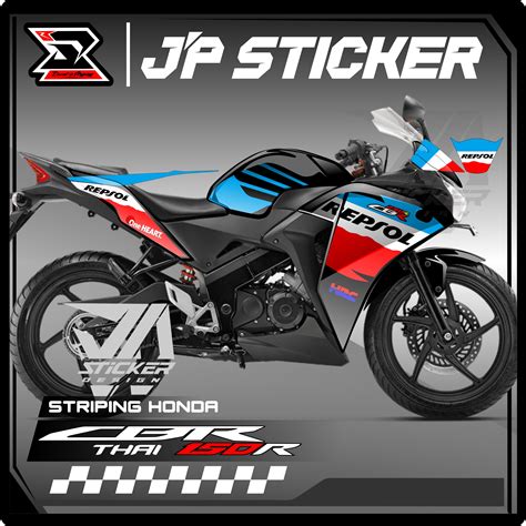 Sticker Striping CBR 250R CBU Thailand Stiker Motor Honda CBR CBU