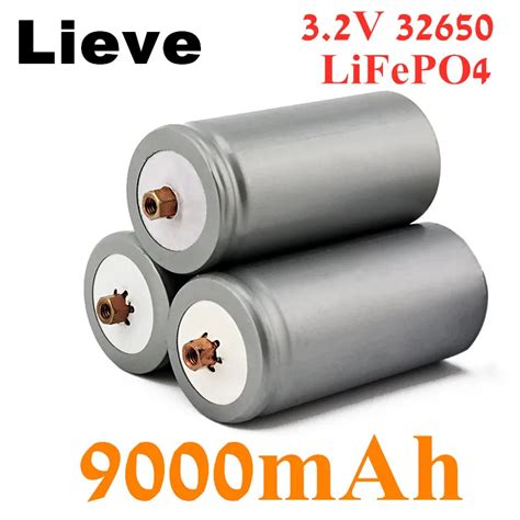 1 10pcs Brand Used 32650 9000mah 3 2v Lifepo4 Rechargeable Battery Professional Lithium Iron