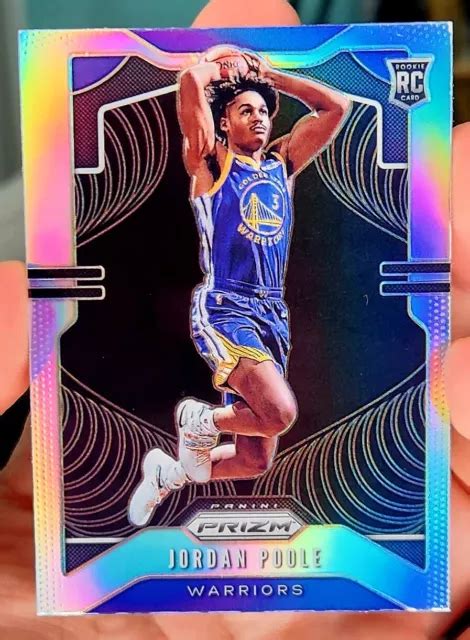 Panini Prizm Jordan Poole Argent Recrue Rc Warriors Eur