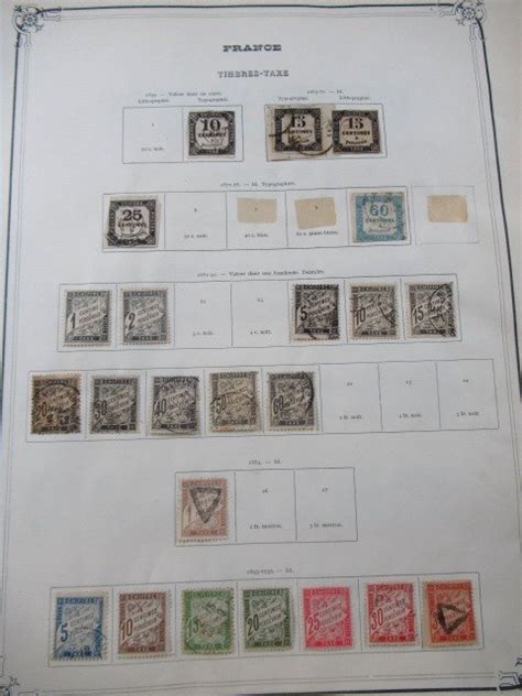 France Taxe collection avancée de timbres Catawiki