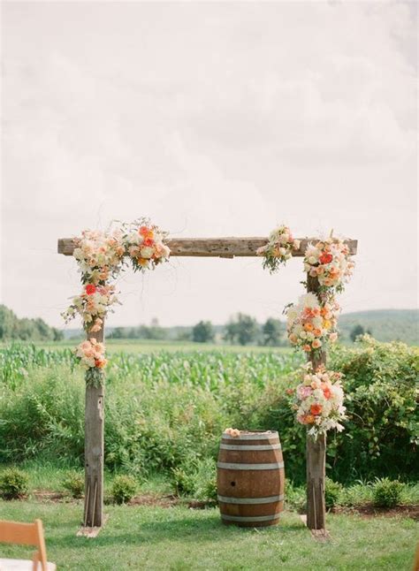 33 Rustic Wedding Arches For Cozy Celebrations Weddingomania