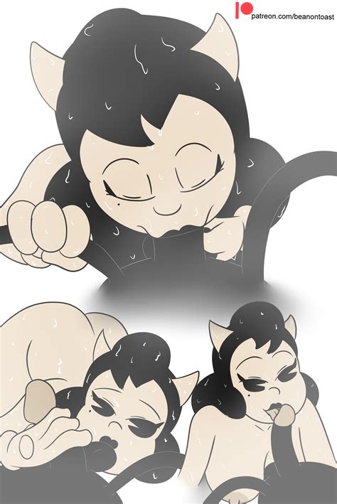 Rule 34 Alice Angel Beanontoast Bendy And The Ink Machine Bendy The Dancing Demon Blowjob