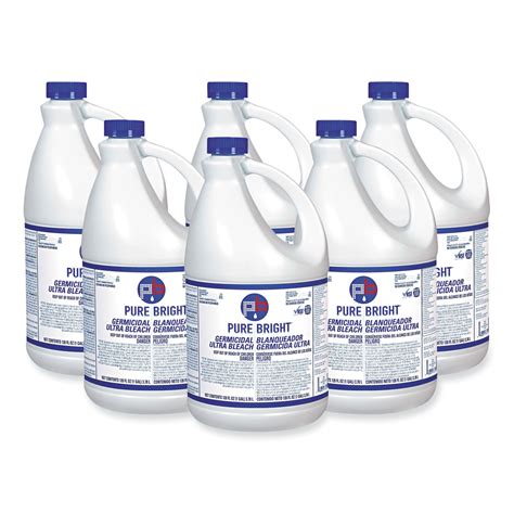 Pure Bright® Liquid Bleach 1 Gal Bottle 6carton Birsch Industries