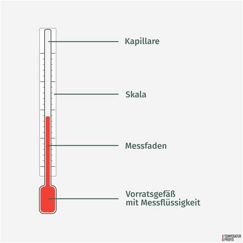 Flüssigkeitsthermometer Aufbau Funktion und Arten