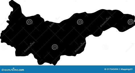 Yoro Honduras Silhouette Map with Transparent Background Stock Vector - Illustration of ...