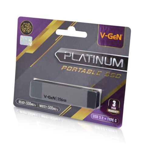 Jual Ssd V Gen Portable Platinum Gb Usb Type C Jakarta Pusat