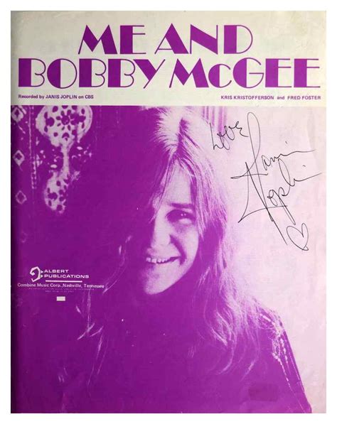 Janis Joplin - Me And Bobby McGee - ROCK STAR galleryROCK STAR gallery