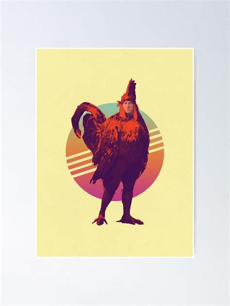 "Chicken Man Half Chicken Half Man Funny Weird Bizarre " Poster for ...