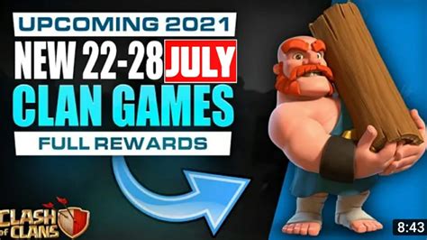 Clan Games Reward In July 2021 In Clash Of Clans Upcoming 22 28 July