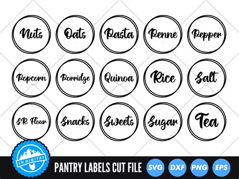 Cricut Pantry Labels Svg Ubicaciondepersonascdmxgobmx