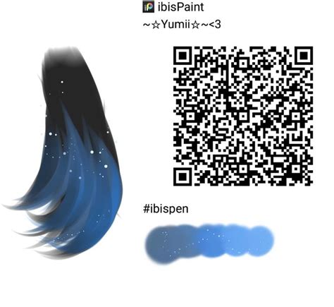 Ibis Paint Qr Code For Hair Kuas Lukis Kuas Gambar Digital