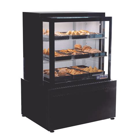 Vitrine Quente Ef 221 v Linha Modular Versátil 0 78m Preta Iluminação