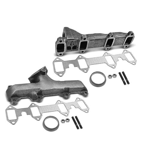 Pcs Left Right Exhaust Manifold With Gasket For Ford F