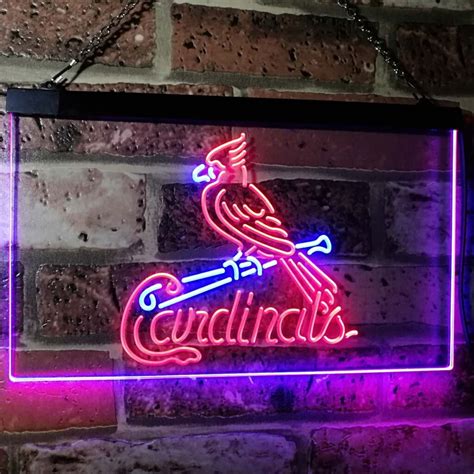 St Louis Cardinals Logo 1 Led Neon Sign Neon Sign Led Sign Shop What S Your Sign