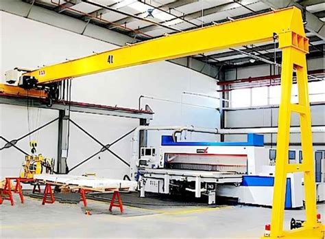 China Diskaun Electric Hoist Single Girder Gantry Crane Manufacturers